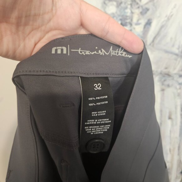Travis Mathew Men's Pants Gray Performance Size 32 - Picture 3 of 7